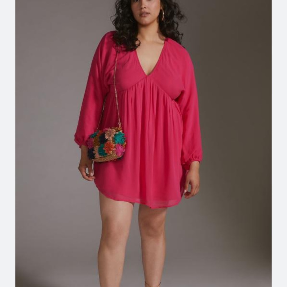 Forever That Girl Hot Pink Mini Dress Babydoll